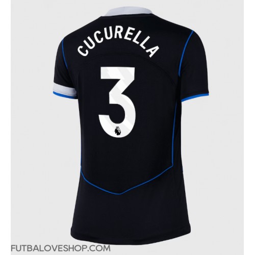 Dres Chelsea Marc Cucurella #3 Tretina pre Ženy 2025-26 Krátky Rukáv